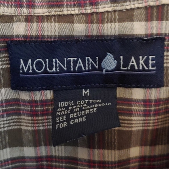 Mountain Lake Brown Plaid Button Down Shirt - Picture 2 of 3